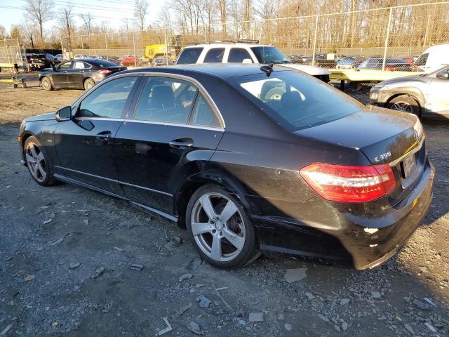 WDDHF8JB0CA599146 - 2012 MERCEDES-BENZ E 350 4MATIC BLACK photo 2