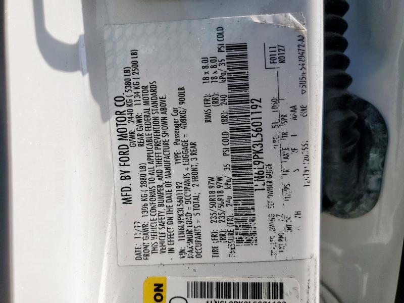 1LN6L9PK3L5601192 - 2020 LINCOLN CONTINENTA Белый фото 12