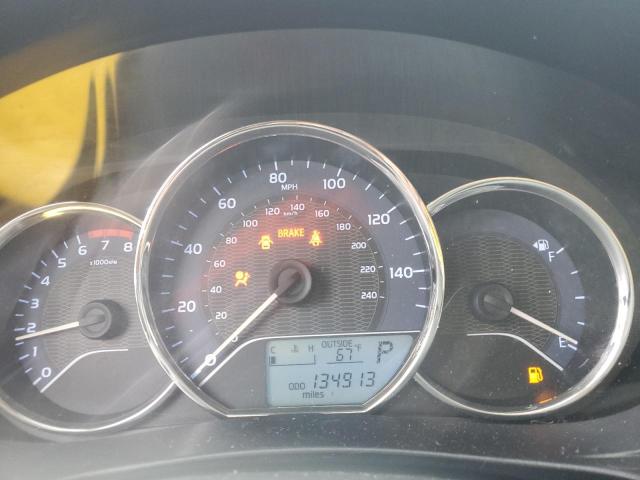 2T1BURHEXGC549934 - 2016 TOYOTA COROLLA L GRAY photo 9