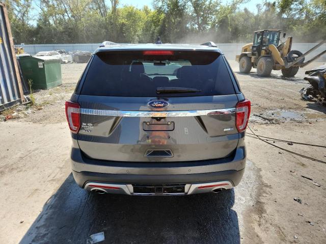 1FM5K8D87GGC66370 - 2016 FORD EXPLORER XLT GRAY photo 6