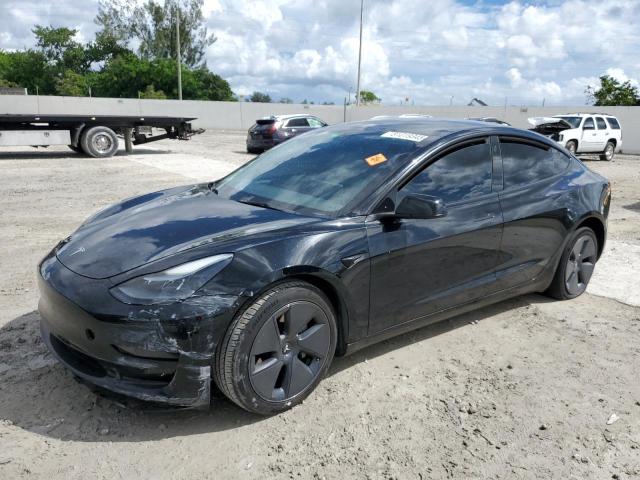 5YJ3E1EAXPF452605 - 2023 TESLA MODEL 3 BLACK photo 2