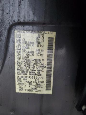 5N1BR18B38C622091 - 2008 NISSAN PATHFINDER LE Grau Foto 13