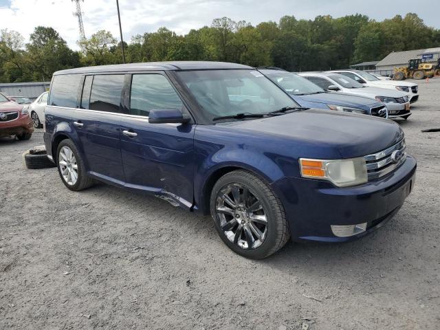 2FMHK6CT5BBD26735 - 2011 FORD FLEX SEL BLUE photo 4