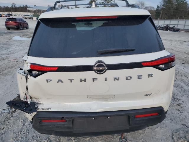 5N1DR3BAXNC219385 - 2022 NISSAN PATHFINDER SV WHITE photo 6