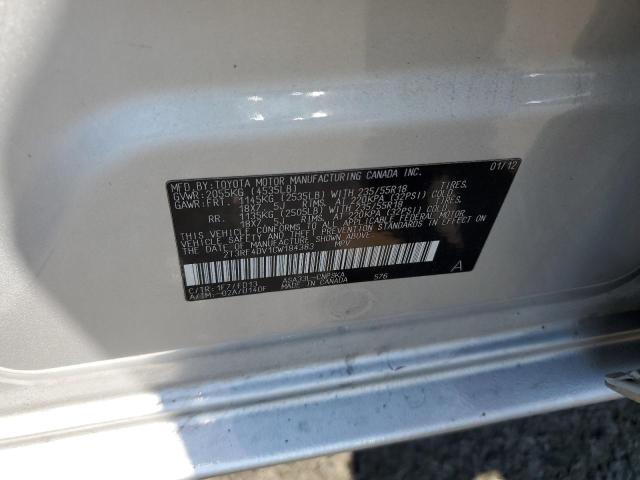 2T3RF4DV1CW184383 - 2012 TOYOTA RAV4 SPORT SILVER photo 13