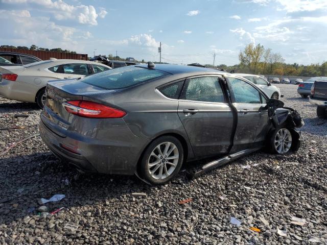 3FA6P0HD2KR101952 - 2019 FORD FUSION SE ნაცრისფერი ფოტო 3