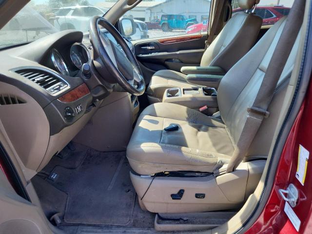 2C4RC1BG9ER220765 - 2014 CHRYSLER TOWN & COU TOURING MAROON photo 7