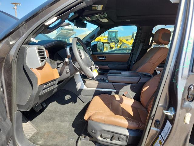 5TFMA5EC1PX016501 - 2023 TOYOTA TUNDRA CREWMAX PLATINUM Grau Foto 7