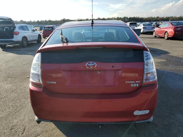 JTDKB20U183415937 - 2008 TOYOTA PRIUS RED photo 6