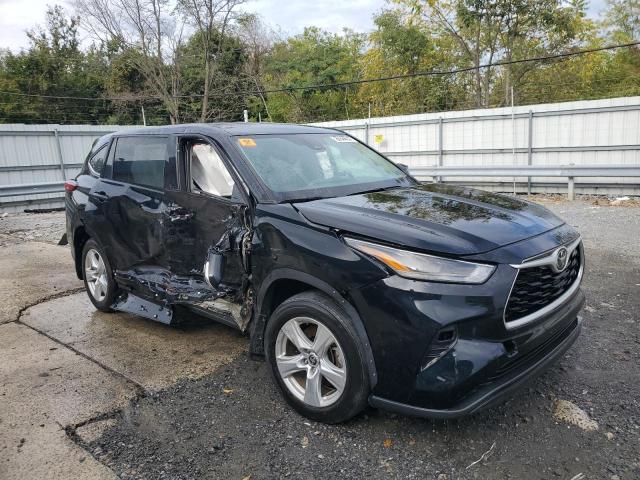 5TDBZRBH5NS209468 - 2022 TOYOTA HIGHLANDER L BLACK photo 4