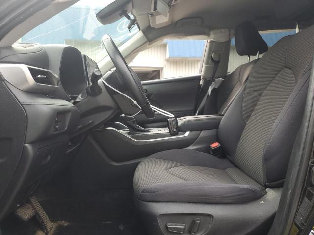 5TDBZRBH5NS209468 - 2022 TOYOTA HIGHLANDER L BLACK photo 7