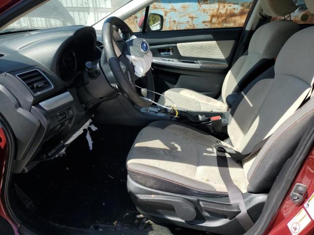 JF2GPABC5HH259055 - 2017 SUBARU CROSSTREK PREMIUM MAROON photo 7