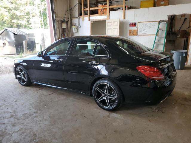 55SWF4KB0JU277702 - 2018 MERCEDES-BENZ C 300 4MATIC BLACK photo 2