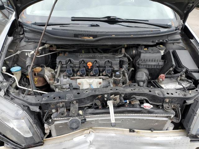 19XFB2F52DE241817 - 2013 HONDA CIVIC LX ნაცრისფერი ფოტო 11