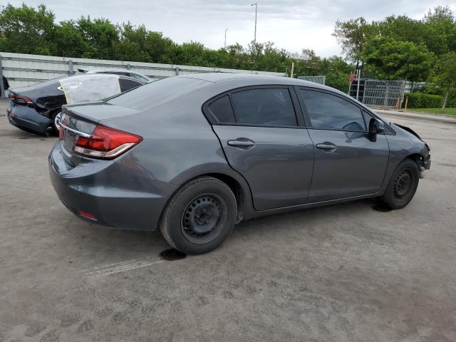 19XFB2F52DE241817 - 2013 HONDA CIVIC LX ნაცრისფერი ფოტო 3