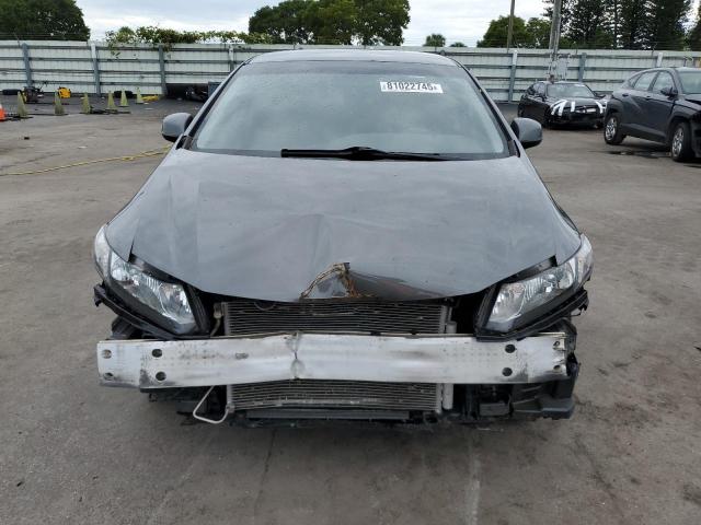 19XFB2F52DE241817 - 2013 HONDA CIVIC LX ნაცრისფერი ფოტო 5