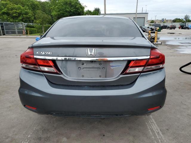 19XFB2F52DE241817 - 2013 HONDA CIVIC LX ნაცრისფერი ფოტო 6