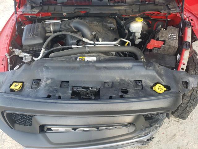 1C6RR7YT9JS161674 - 2018 RAM 1500 REBEL Червоний фото 11