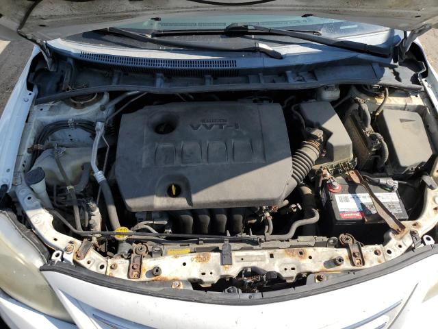 2T1BU4EE5DC955199 - 2013 TOYOTA COROLLA BASE თეთრი ფოტო 11