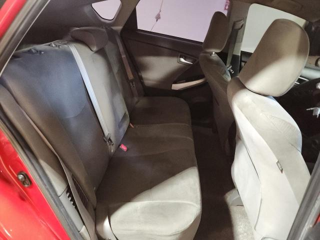 JTDKN3DUXC1547736 - 2012 TOYOTA PRIUS წითელი ფოტო 10