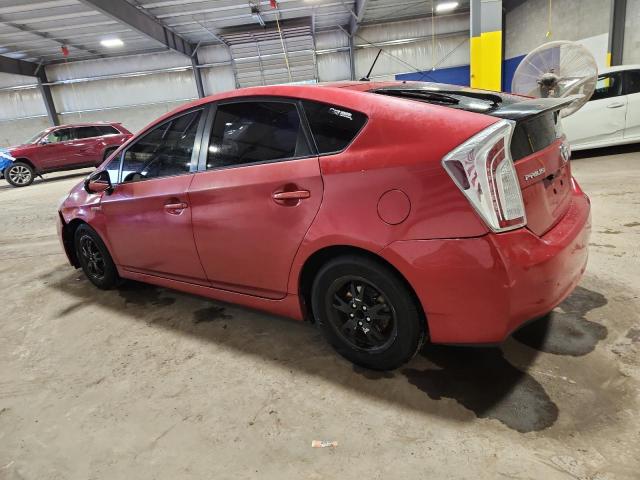 JTDKN3DUXC1547736 - 2012 TOYOTA PRIUS წითელი ფოტო 2