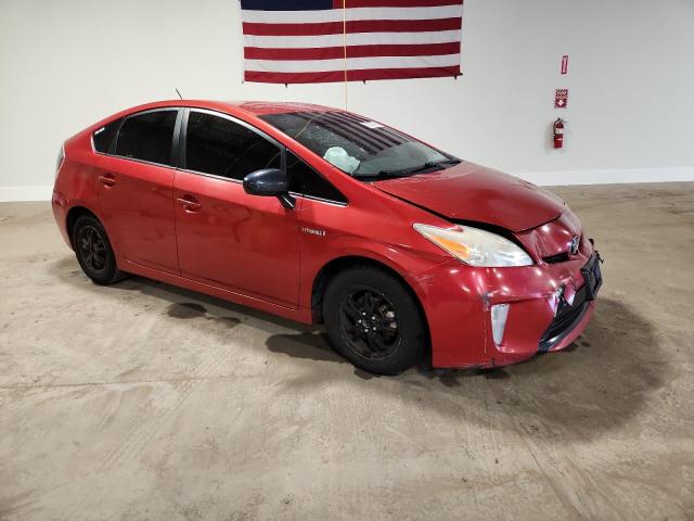 JTDKN3DUXC1547736 - 2012 TOYOTA PRIUS წითელი ფოტო 4