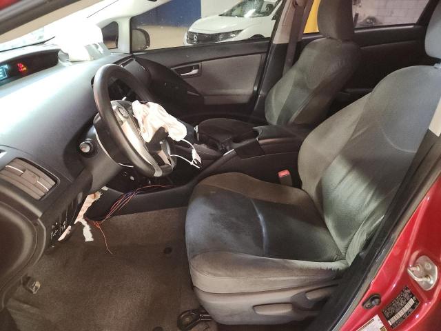 JTDKN3DUXC1547736 - 2012 TOYOTA PRIUS წითელი ფოტო 7