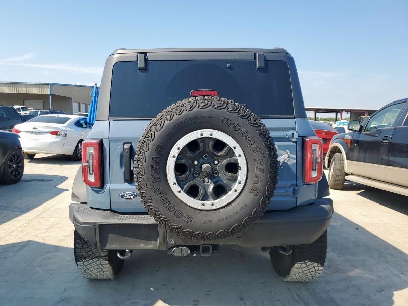 1FMEE5DHXPLB81049 - 2023 FORD BRONCO BASE BLUE photo 6