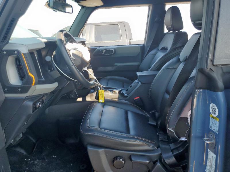 1FMEE5DHXPLB81049 - 2023 FORD BRONCO BASE BLUE photo 7