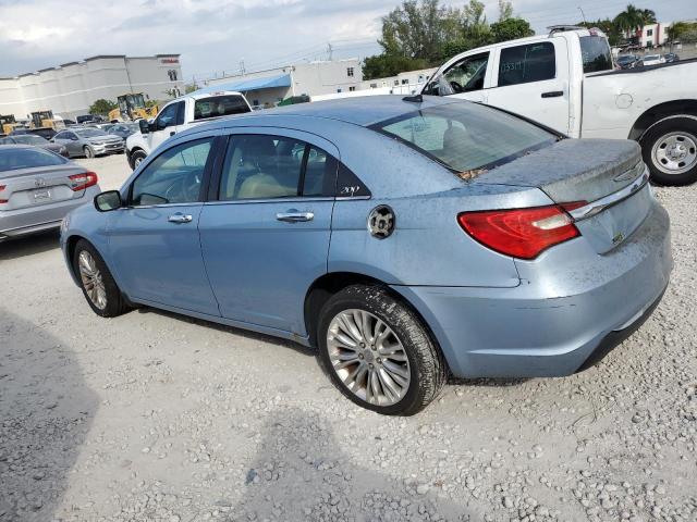 1C3CCBCB3CN303265 - 2012 CHRYSLER 200 LIMITED BLUE photo 2