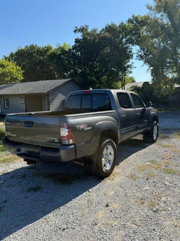 5TFJU4GN2DX037629 - 2013 TOYOTA TACOMA DOUBLE CAB PRERUNNER GRAY photo 4