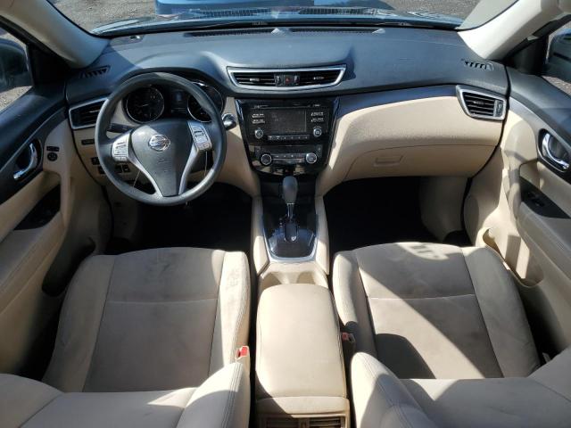 KNMAT2MV6GP615828 - 2016 NISSAN ROGUE S BLACK photo 8