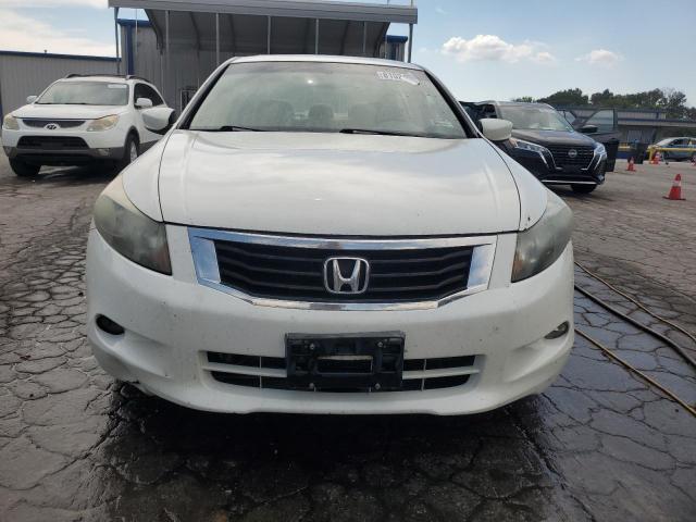 5KBCP3F80AB016372 - 2010 HONDA ACCORD EXL WHITE photo 5