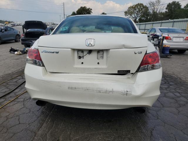 5KBCP3F80AB016372 - 2010 HONDA ACCORD EXL WHITE photo 6