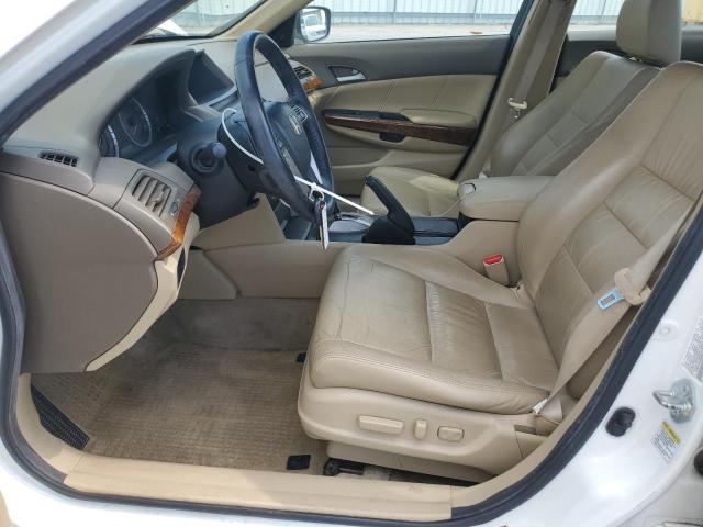 5KBCP3F80AB016372 - 2010 HONDA ACCORD EXL WHITE photo 7