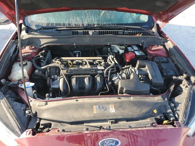 3FA6P0H7XDR132864 - 2013 FORD FUSION SE RED photo 11