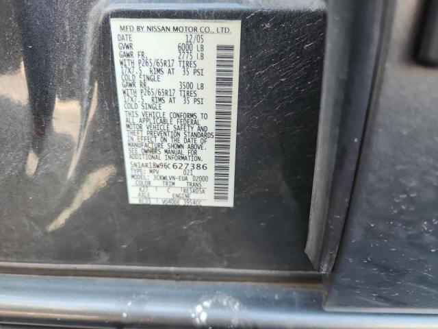 5N1AR18W96C627386 - 2006 NISSAN PATHFINDER LE Silber Foto 12