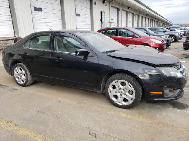 3FAHP0HA4BR206555 - 2011 FORD FUSION SE BLACK photo 4