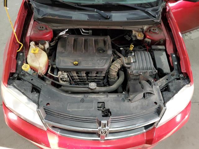 1B3LC56K68N272854 - 2008 DODGE AVENGER SXT RED photo 11