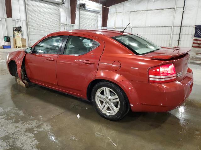 1B3LC56K68N272854 - 2008 DODGE AVENGER SXT RED photo 2
