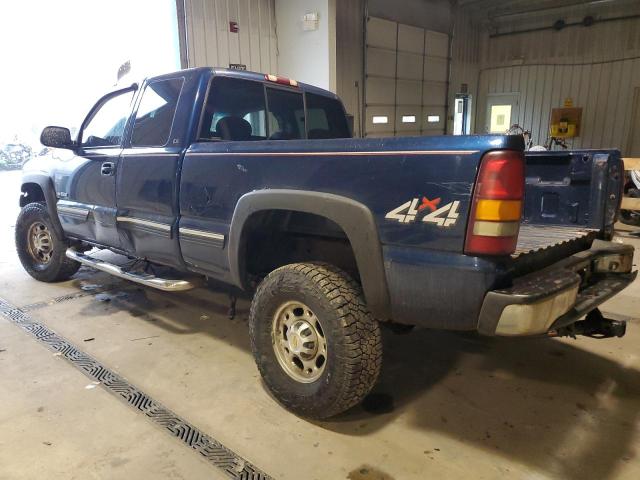 1GCGK29U2YE270162 - 2000 CHEVROLET SILVERADO K2500 BLUE photo 2