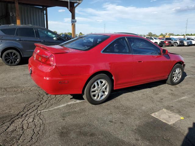 1HGCG22552A024807 - 2002 HONDA ACCORD EX Қызыл фото 3
