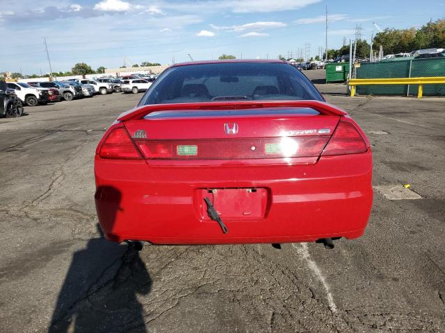 1HGCG22552A024807 - 2002 HONDA ACCORD EX Қызыл фото 6