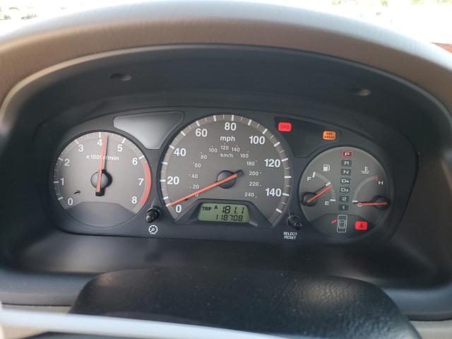 1HGCG22552A024807 - 2002 HONDA ACCORD EX Қызыл фото 9