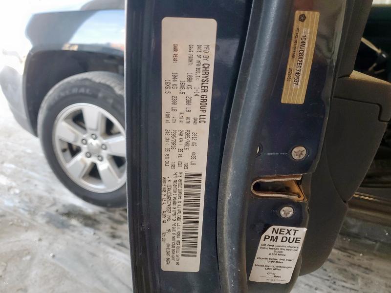 1C4NJCBA2ED749537 - 2014 JEEP COMPASS SPORT ნაცრისფერი ფოტო 13