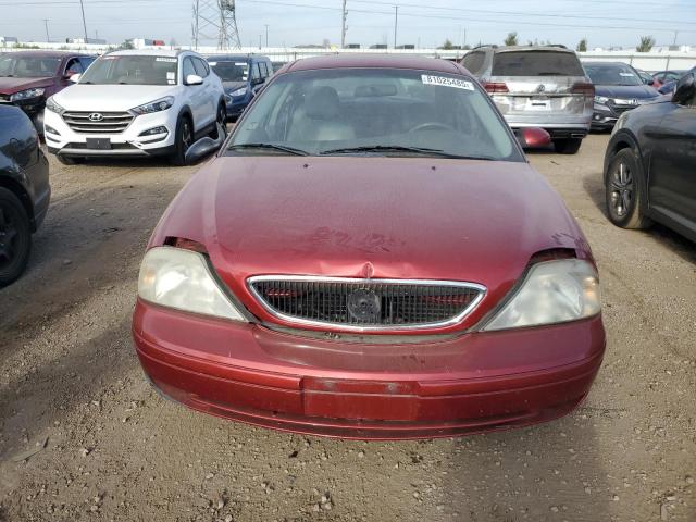 1MEFM53UX1A623694 - 2001 MERCURY SABLE LS RED photo 5