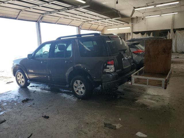 1FMEU73E48UA57232 - 2008 FORD EXPLORER XLT GRAY photo 2