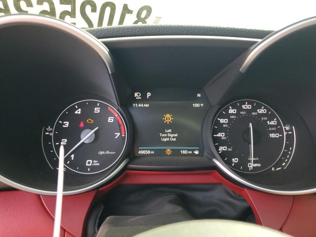 ZARFANBN1K7608185 - 2019 ALFA ROMEO GIULIA TI GRAY photo 9