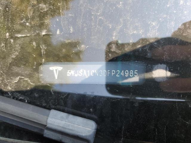 5YJSA1CN3DFP24985 - 2013 TESLA MODEL S ლურჯი ფოტო 12