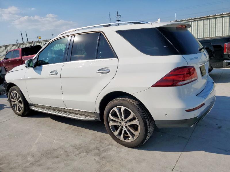 4JGDA5JB8GA779918 - 2016 MERCEDES-BENZ GLE 350 WHITE photo 2